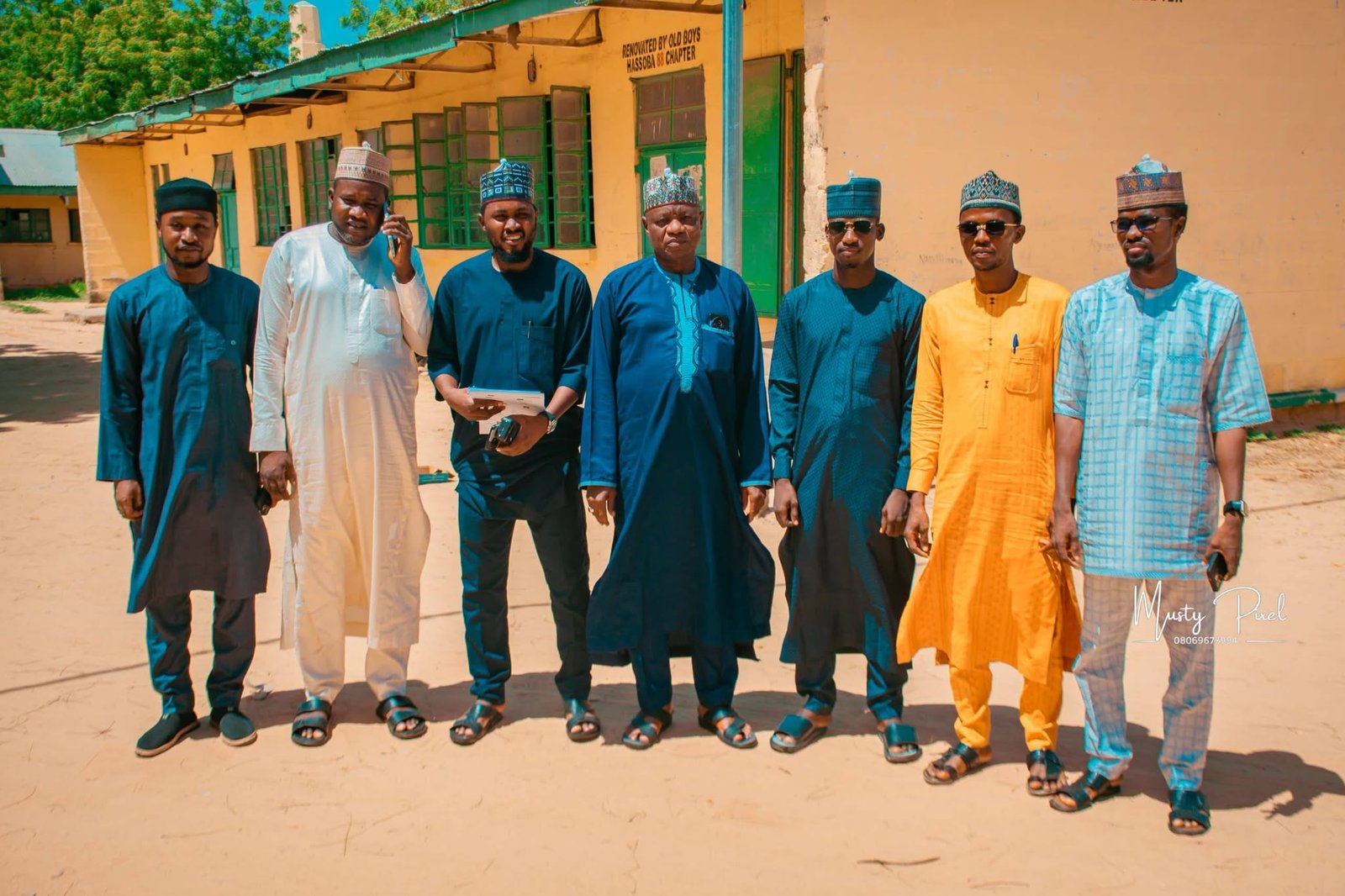 DSC officials on a school visit
